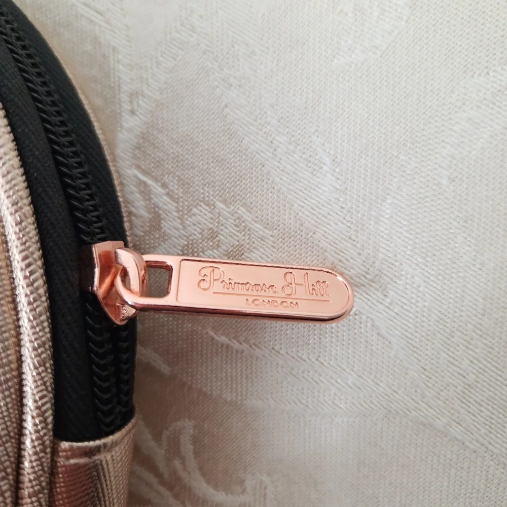 Primrose Hill of London rose gold cosmetic bag gift for her